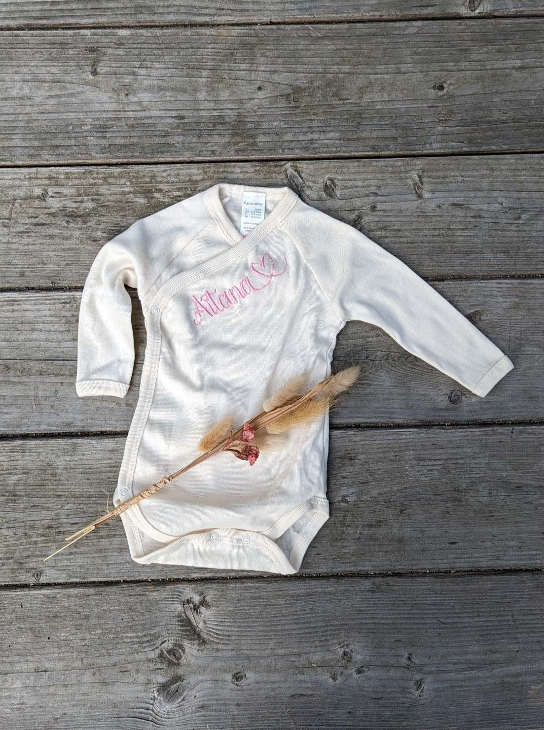 bestickter, personalisierter Baby-Body