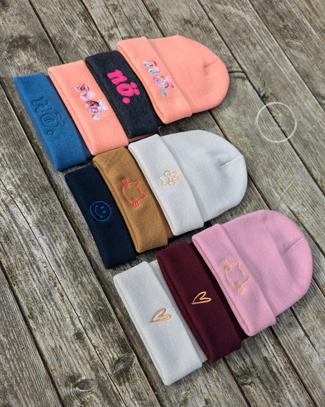 Hipster Beanies Unisex - bestickt