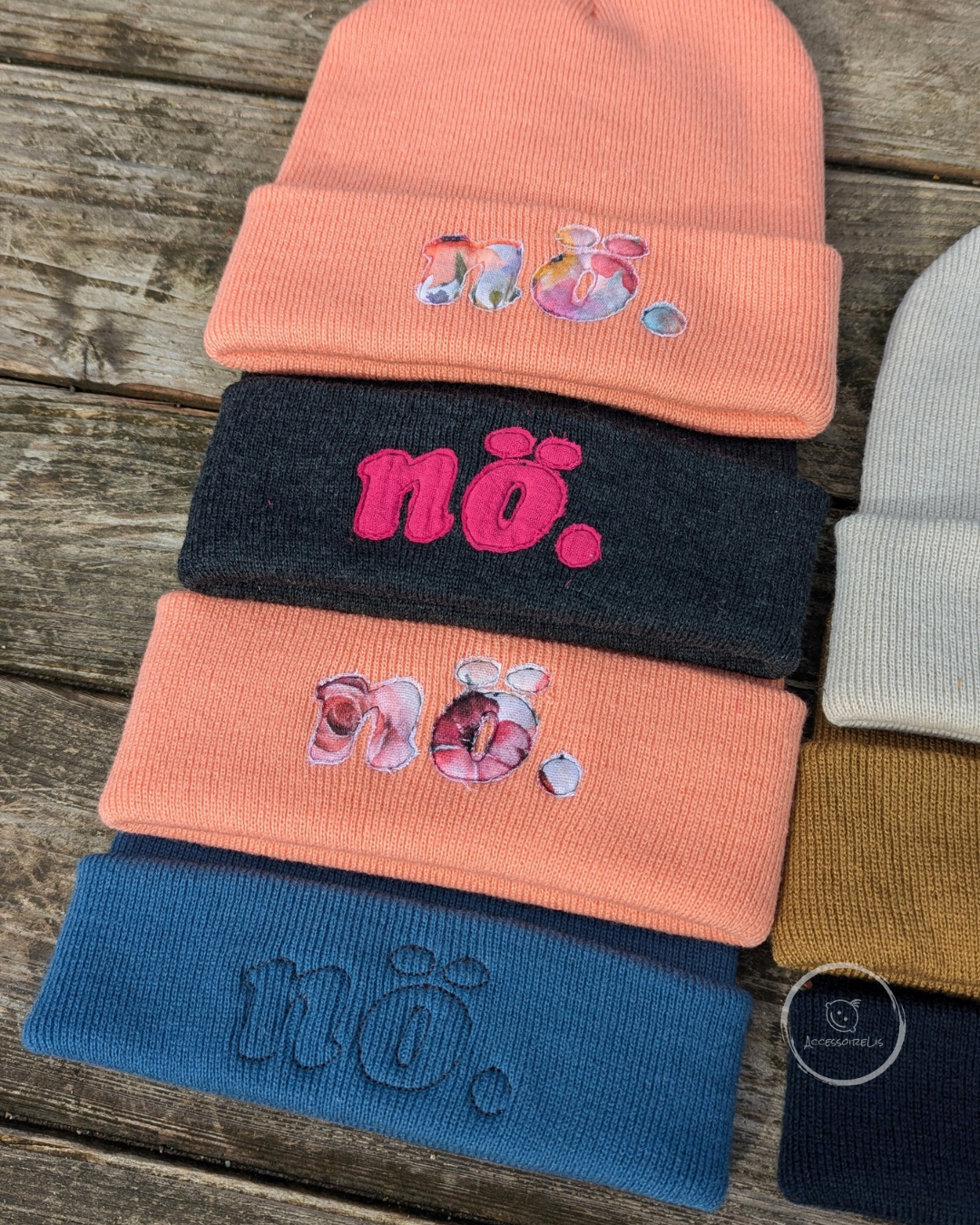 Hipster Beanies Unisex - bestickt