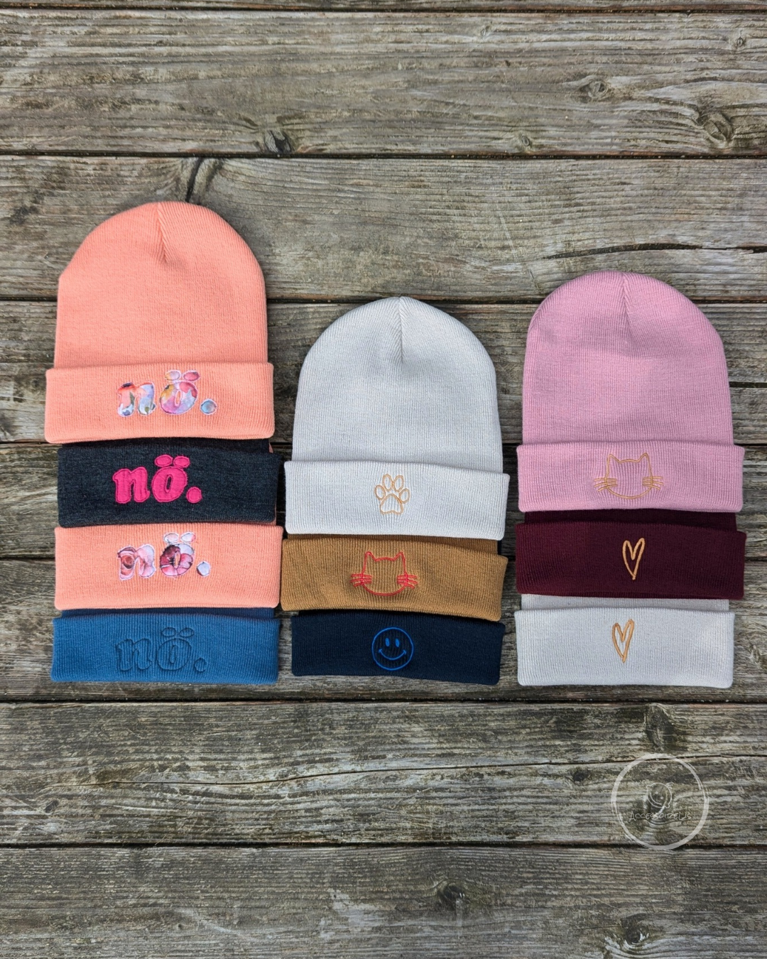 Hipster Beanies Unisex - bestickt